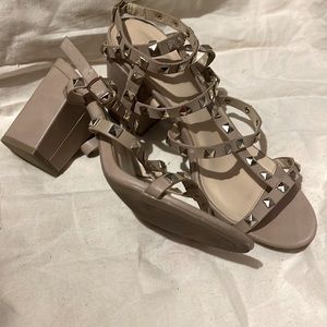 Gladiator block heels